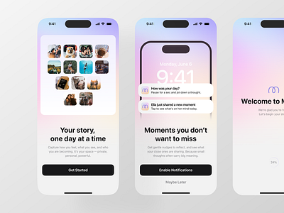 Onboarding – Daily UI #023 app design daily ui dailyui mobile design mobile onboarding mobile screens onboarding onboarding design onboarding screen onboarding ui onboarding users product design splash screen ui user interface users onboarding visual design welcome screen