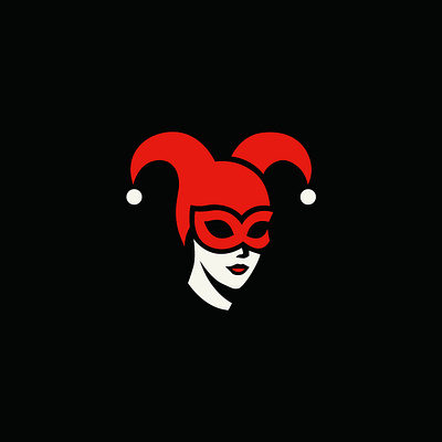 Carnival branding carnival clown design festival girl graphic design icon illustration jester logo logo design rad vector woman