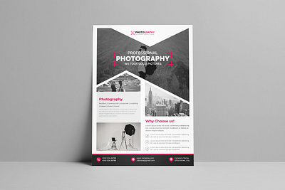 Photography Flyer Professional Template graphic design