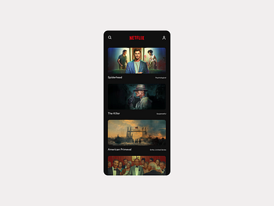Entertainment Streaming Concept Screen concept creative design digital design graphic design interface keyart minimal mobile mobile design mobile screen streaming ui ux web design