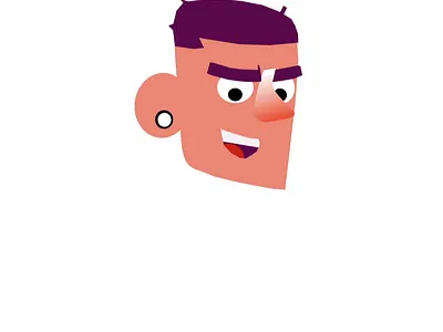Character animation and eyeball track using rive animation motion graphics
