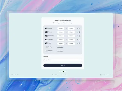 Schedule Onboarding Flow admin dashboard analytics dashboard dashboard dashboard app dashboard charts dashboard design dashboard interface dashboard management dashboard stats marketing dashboard onboarding saas dashboard sales dashboard schedule ui user dashboard ux web dashboard