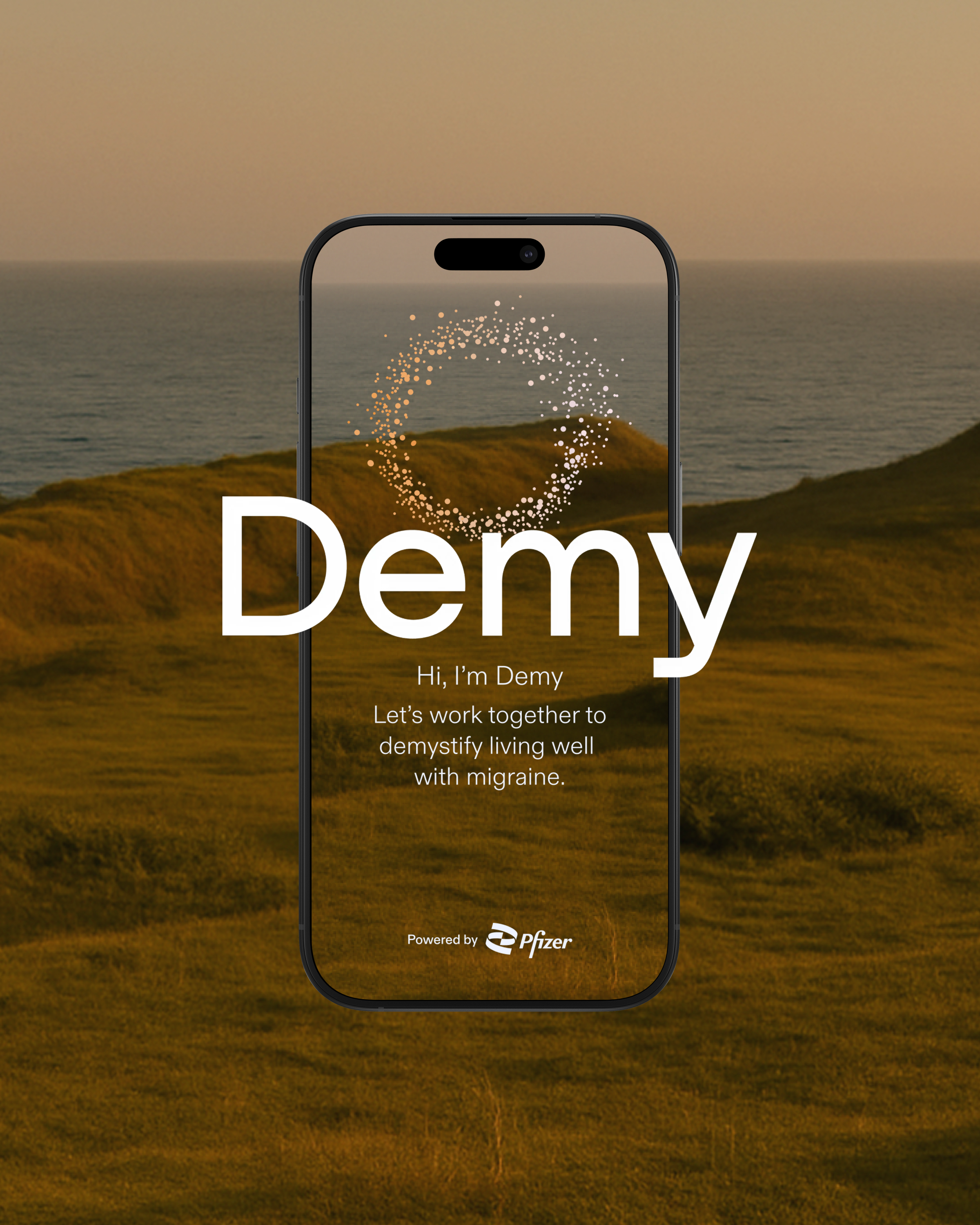 Demy by Pfizer animation app figma graphic design motion graphics ui ux