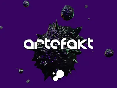 artef4kt artefact generative logo motion graphics music visualizer