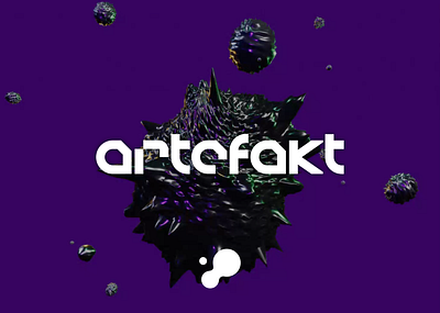 artef4kt artefact generative logo motion graphics music visualizer