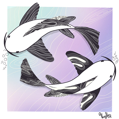 Art Project: Digital Postcards digital illustration illustrator procreate