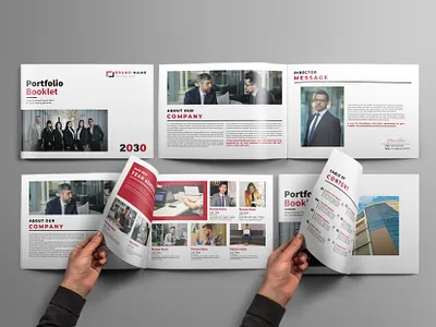 Portfolio Booklet Design booklet landscape brochure