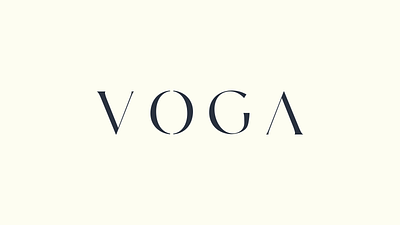 voga fashion logo graphic design logo logotype typography