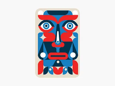 NorthShore Artpop branding cilabstudio design illustration mask totem tribal vancouver