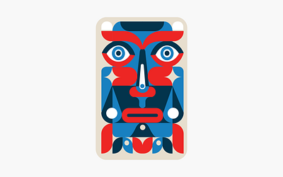 NorthShore Artpop branding cilabstudio design illustration mask totem tribal vancouver