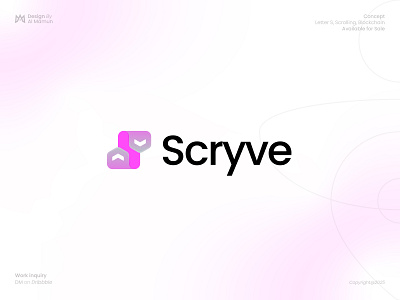 Modern Letter S, Blockchain, Crypto, Defi Logo a b c d e f g h i j blockchain logo branding crypto logo defi logo k l m n o p q r s t letter s logo logo logo design logo designer logo icon modern logo scrolling logo u v w x y z up down