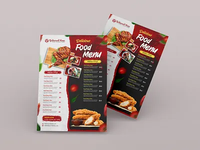 Food Menu Design Service foodbrandidentity