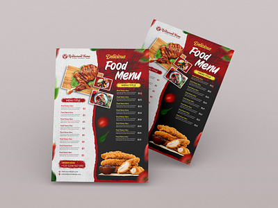 Food Menu Design Service foodbrandidentity