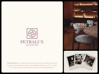 PETRALUX INTERIOR – Brand Identity Design brand presentation branding branding system creative branding dribble inspiration elegant design graphic design identity design interior design interior logo interior studio logo logo design logo mark luxury branding minimal branding modern visual identity