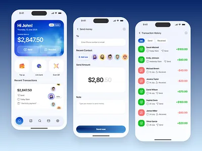 Payment App UI finance app fintech app gatway ios method mobile app money app money transfer payment payment app payment app screen payment app ui payment application ui uiux