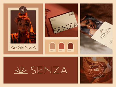 SENZA - A Minimalist Beauty Brand Identity branding graphic design logo