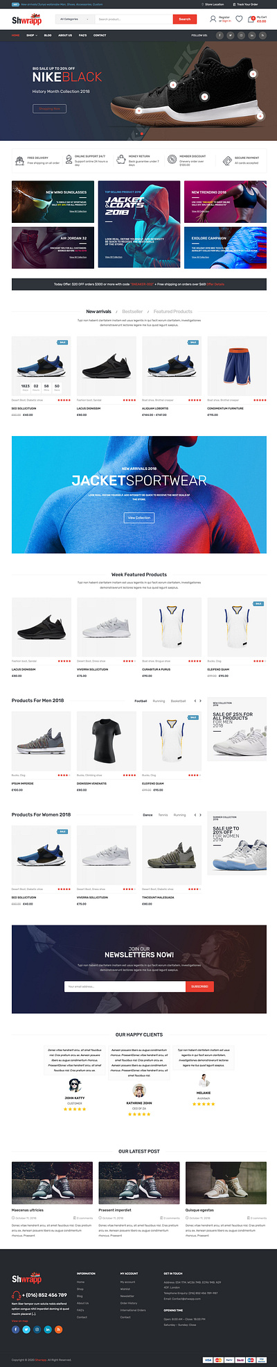 Shwrapp branding graphic design landing page web design website