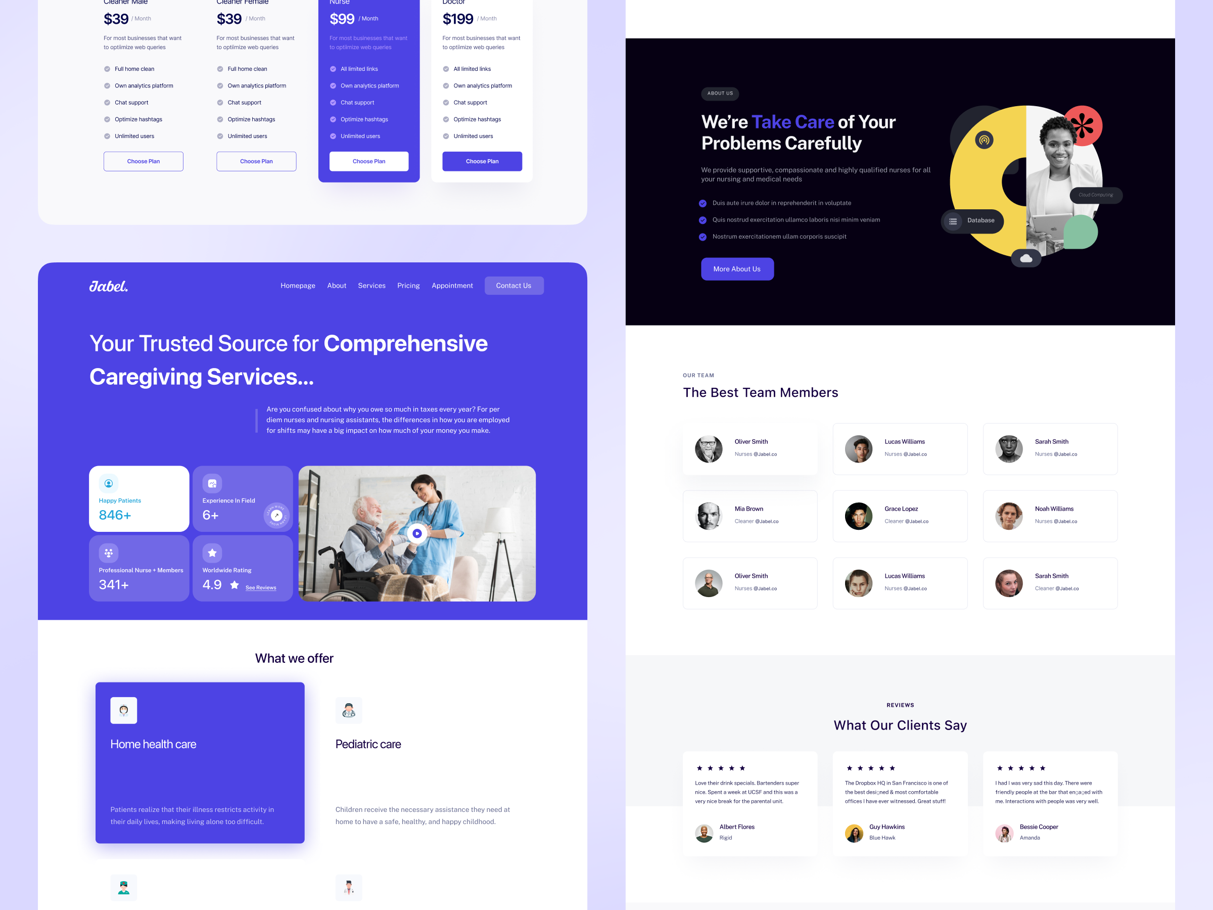 Example of Saa S Website UI/UX Design