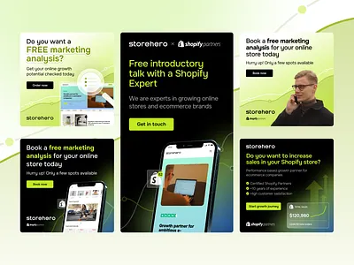 LinkedIn Ads | storehero ad creatives ads graphic design linkedin ads paid