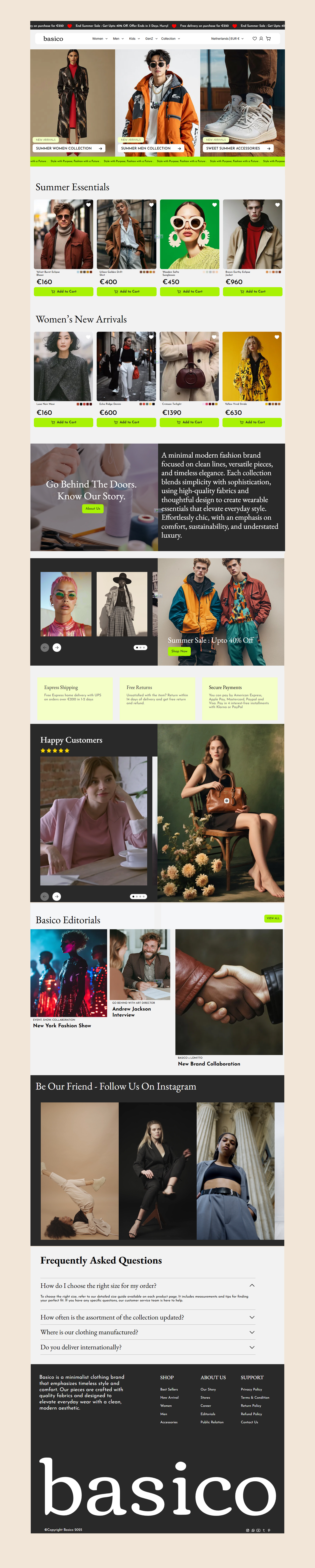 Example of Website Design | Redesign (Upto 5 Pages)