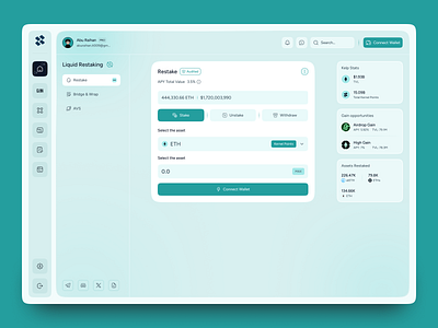 Kelp - Crypto Dashboard blockchainux card cryptodashboard cryptodesign cryptoportfolio dappdesign defiui kelpui landing page nft uxui wallet ui web design web3design website