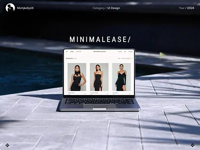 MINIMALEASE - Clothing Brand Landing Page Design brand identity branding case study design ecommerce fashion figma logo minimalism online shop platform saas ui user experience user interface ux