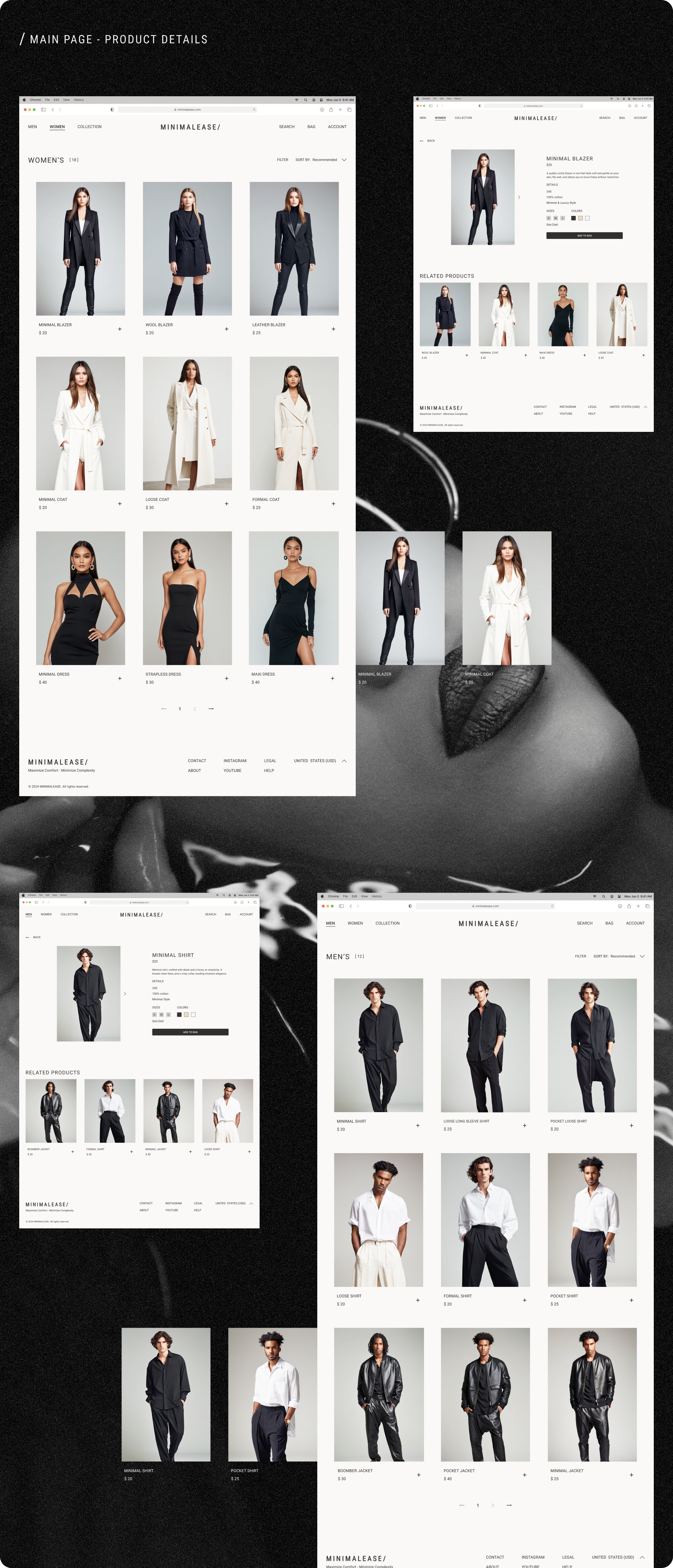 Example of Custom Modern Landing Page Design