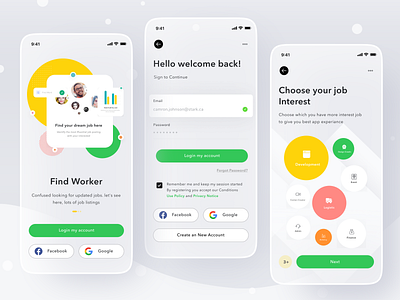Work Finder UI Concept apply apply jobs career career finder company find work hiring hiring app job job finder job listing job search listing mobile job board remote jobs resume talent vacancy work work opportunities
