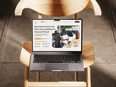 Senior Fraud Prevention UX UI Design charity donation educationalplatform figma fraudawareness landing page seniorfraudprevention ui userexperience ux uxuidesign web design website