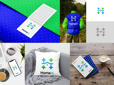 House logo H + House for sale real-estate company branding building creative logo design logodesign