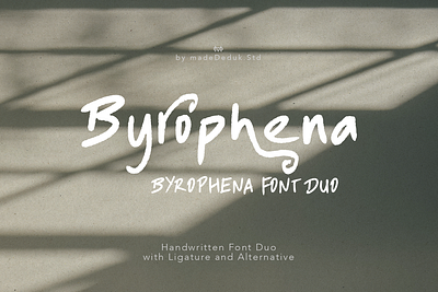 Byrophena Brush Fontduo birthday font branding font brush font cartoon font christmas font classic script comic font fashion font fontduo handwritten font invitation font kids font menu font playful font typography valentine font vintage font wedding font