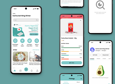 Fitology: Health app UI dribbbleshots figma figmadesign healthapp mobileui nutritionapp uiapp uidesign