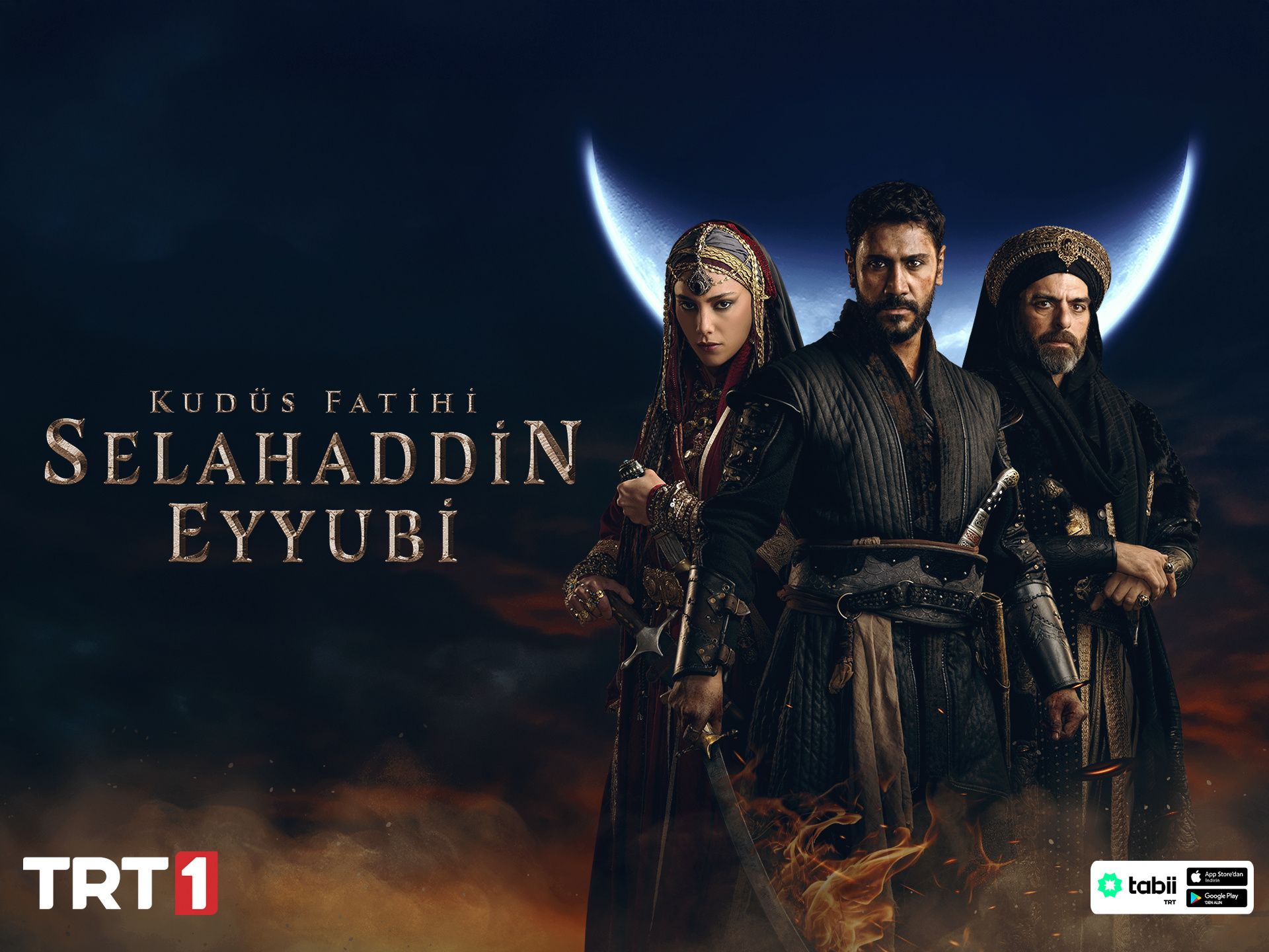 A Hero’s Legacy, Streamed Boldly banner design html5 banner marketing banner selahattin eyyubi tabii trt turkish tv drama turkish tv series tv series