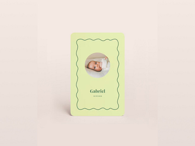 Tadaaz - Carterie naissance graphic design
