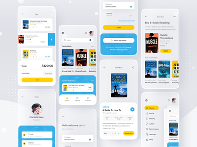 Book Store App book delivery book ecommerce book marketplace book search bookshop bookstore checkout digital bookstore discover books ecommerce fiction genre genre filter mobile online bookstore reading reading app seamless shopping shopping wishlist