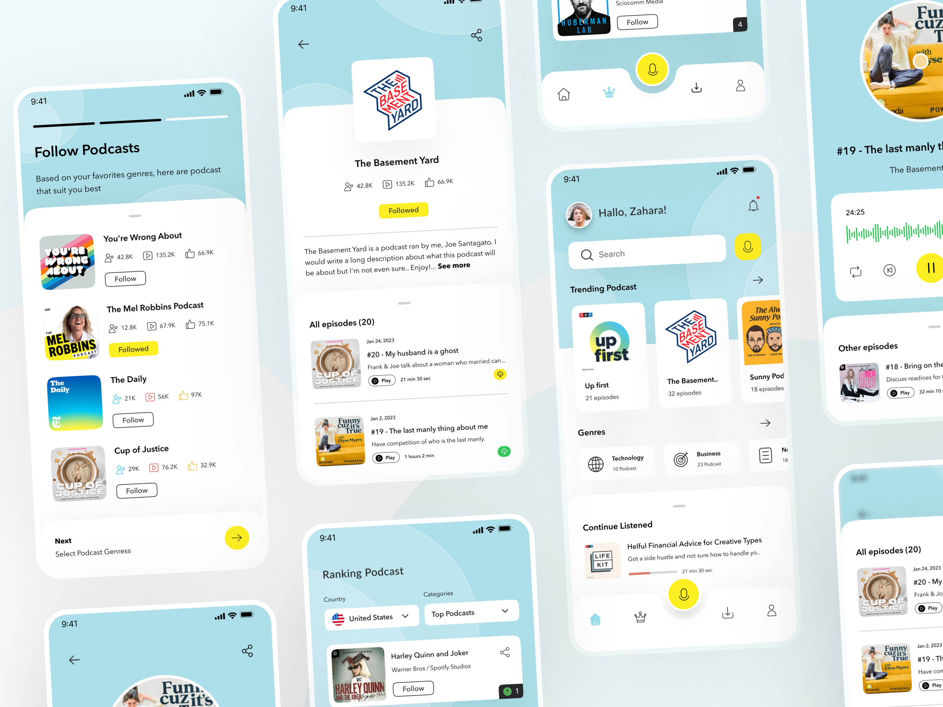 Example of Podcast App