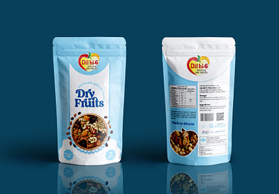 Dry fruits pouch packaging and label design dry fruits label fruits label label label design label designer package package design package designer packaging pouch pouch label