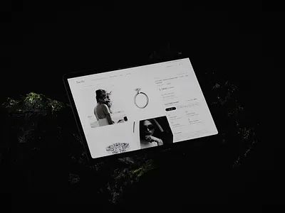 🖤 Sleek meets Sparkle: Luxury PDP for High-End Jewelry 3d animation branding diamond ecommerce elegance graphic design jewelry luxury motion graphics pdp premium product page ring sell shop store ux web