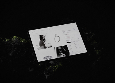 🖤 Sleek meets Sparkle: Luxury PDP for High-End Jewelry 3d animation branding diamond ecommerce elegance graphic design jewelry luxury motion graphics pdp premium product page ring sell shop store ux web