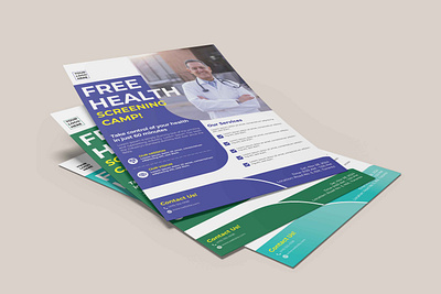 Medical Healthcare Flyer Design advertisement branding flyertemplate freetemplate graphicdesign healthcaredesign medical healthcare flyer design medicalflyer medicalmarketing minimaldesign printdesign