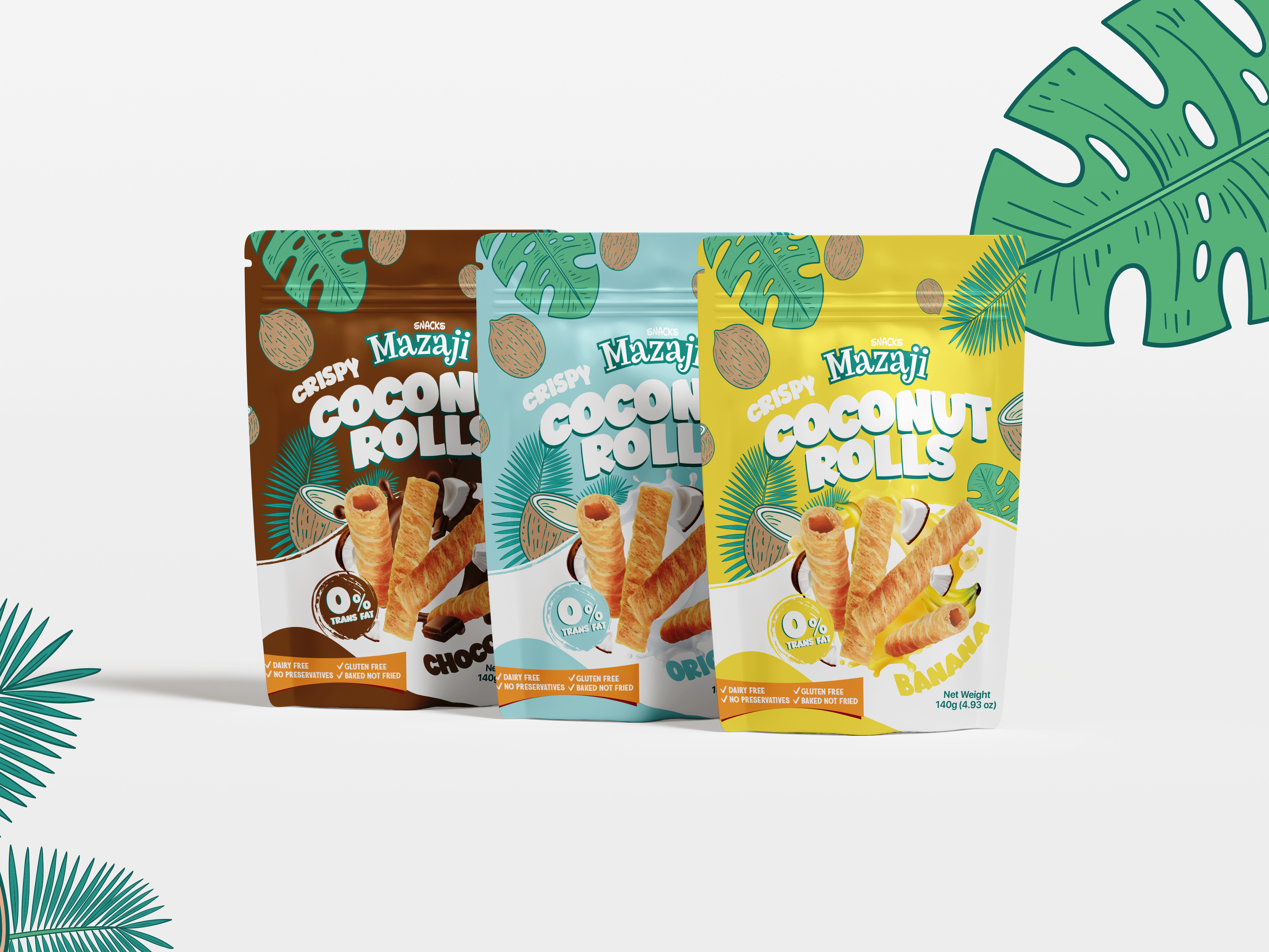 Coconut Rolls Packaging | Branding coconut coconut packet coconut rolls coconut rolls packaging coconut rolls packaging design packaging design product design
