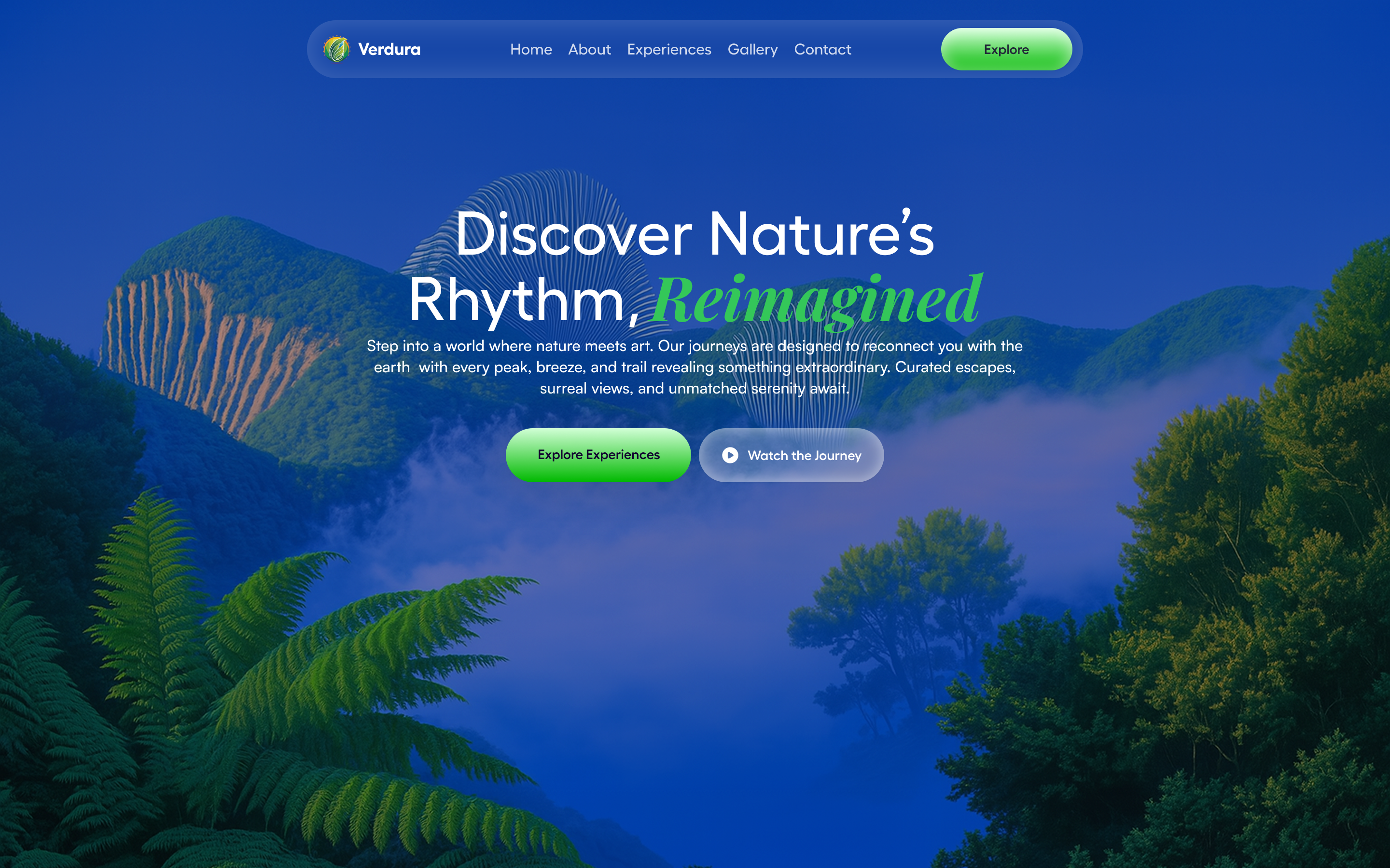Example of Landing Page/Website Design