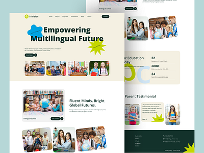 Child Education Website Design — Modern Learning Platforms child education child education website edtech design education education landing page education website kids learning landing page school website web web design website website design