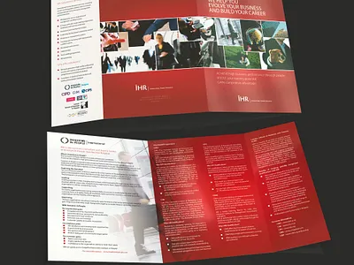 IHR Brochure design brochure design design print design