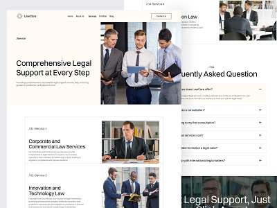 LawCare - Lawyer Service Website - Services Page barkahlabs clean design dribbble framer landing page law law web lawyer lawyerwebsite modern servicepage services ui ui design ux web web design webflow website