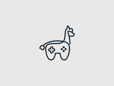 Llamax Games games graphic design lineart llama logo