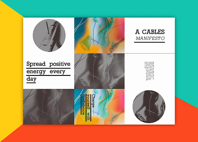 Cables manifesto poster design graphic design illustration poster typography