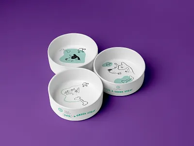 Save a greek stray food bowls design graphic design illustration typography