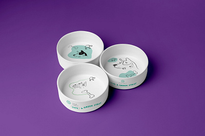 Save a greek stray food bowls design graphic design illustration typography