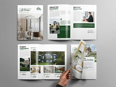 Real Estate Brochure Design annual report